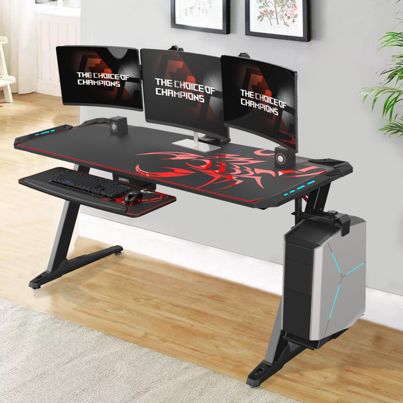 Inbox Zero Gaming Desk Wayfair